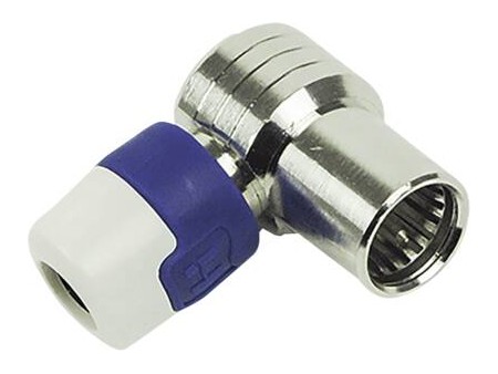 QFA 5 Haakse push on quick Fconnector